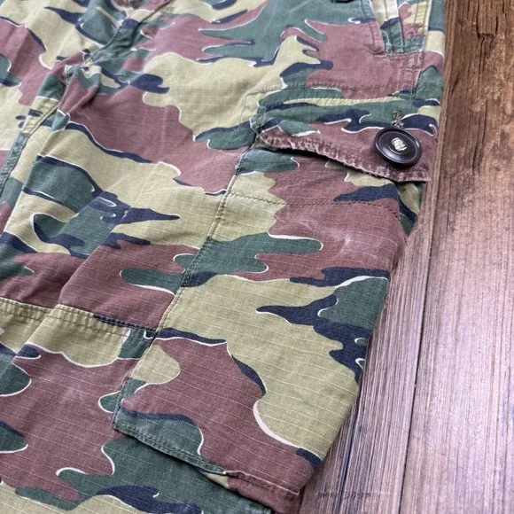 Vtg Polo Ralph Lauren Combat Trousers Men 40x31 Camo Cargo Pants OG 107 Straight - Picture 4 of 16
